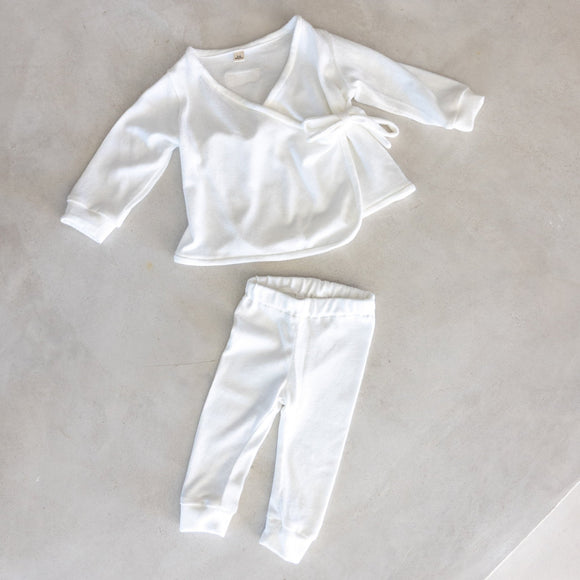 Baby Wrap Set | Milk - Sprout Heritage