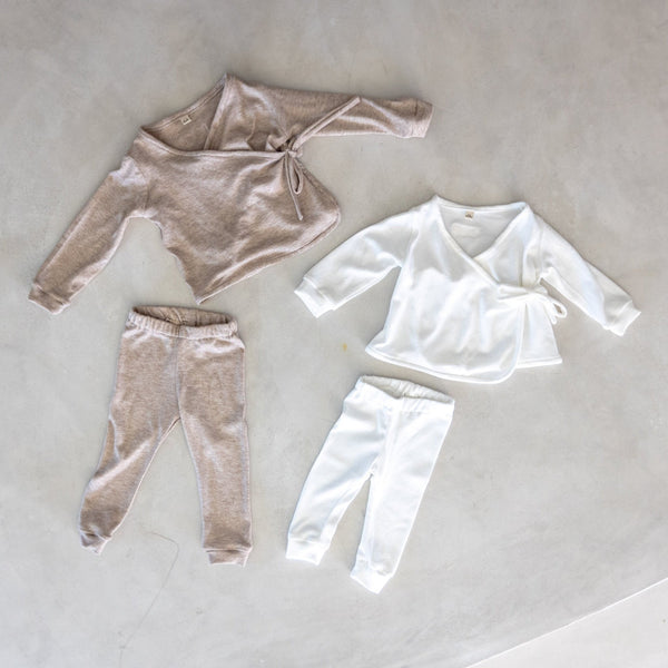 Baby Wrap Set | Oat - Sprout Heritage