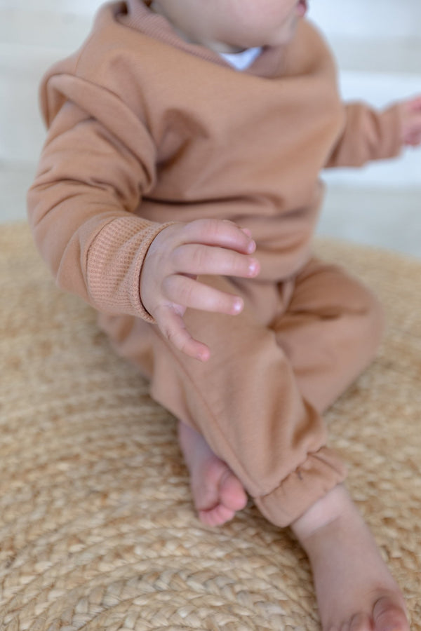 Kids Unbrushed Fleece Tracksuit - Sprout Heritage