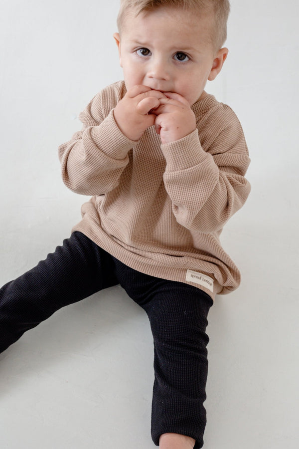 Mack Set 2.0 | Mini Waffle | Caramel & Coal - Sprout Heritage