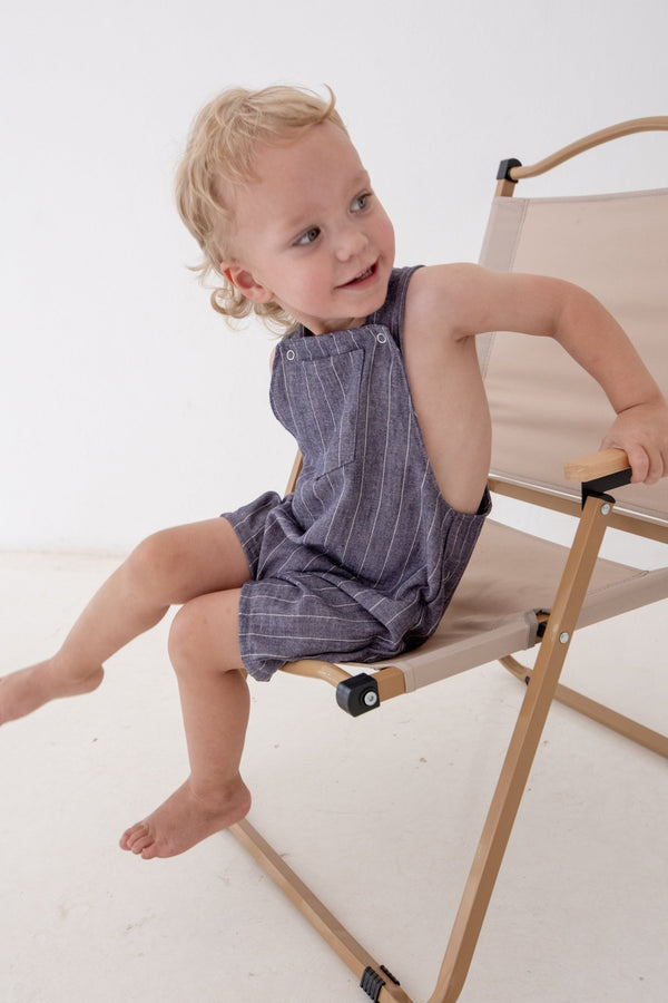 Oliver Dungaree | Blue - Sprout Heritage