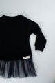 Tulle Sweater dress | Cashmere Rib | Coal - Sprout Heritage