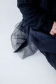 Tulle Sweater dress | Cashmere Rib | Coal - Sprout Heritage